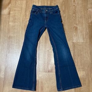 Faded Glory Girl Flare Jeans👖 Size 8s (slim) With Adjustable Waist
